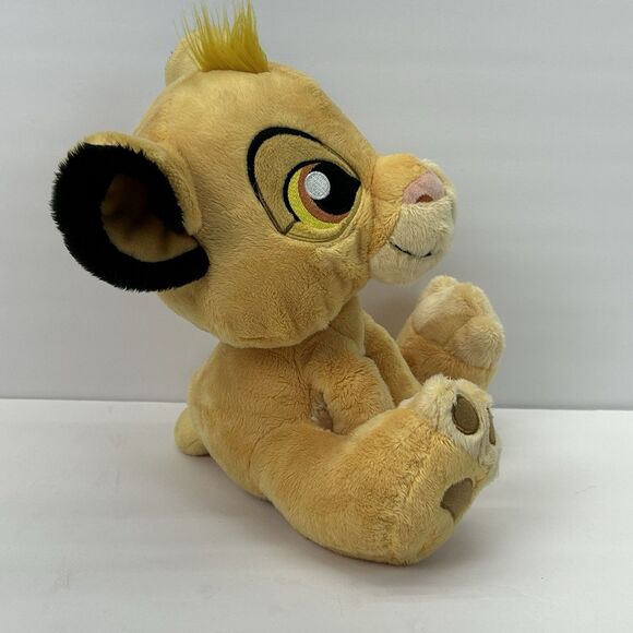 Disney Parks Big Feet The Lion King Simba Plush 10" Soft Clean - Picture 2 of 8